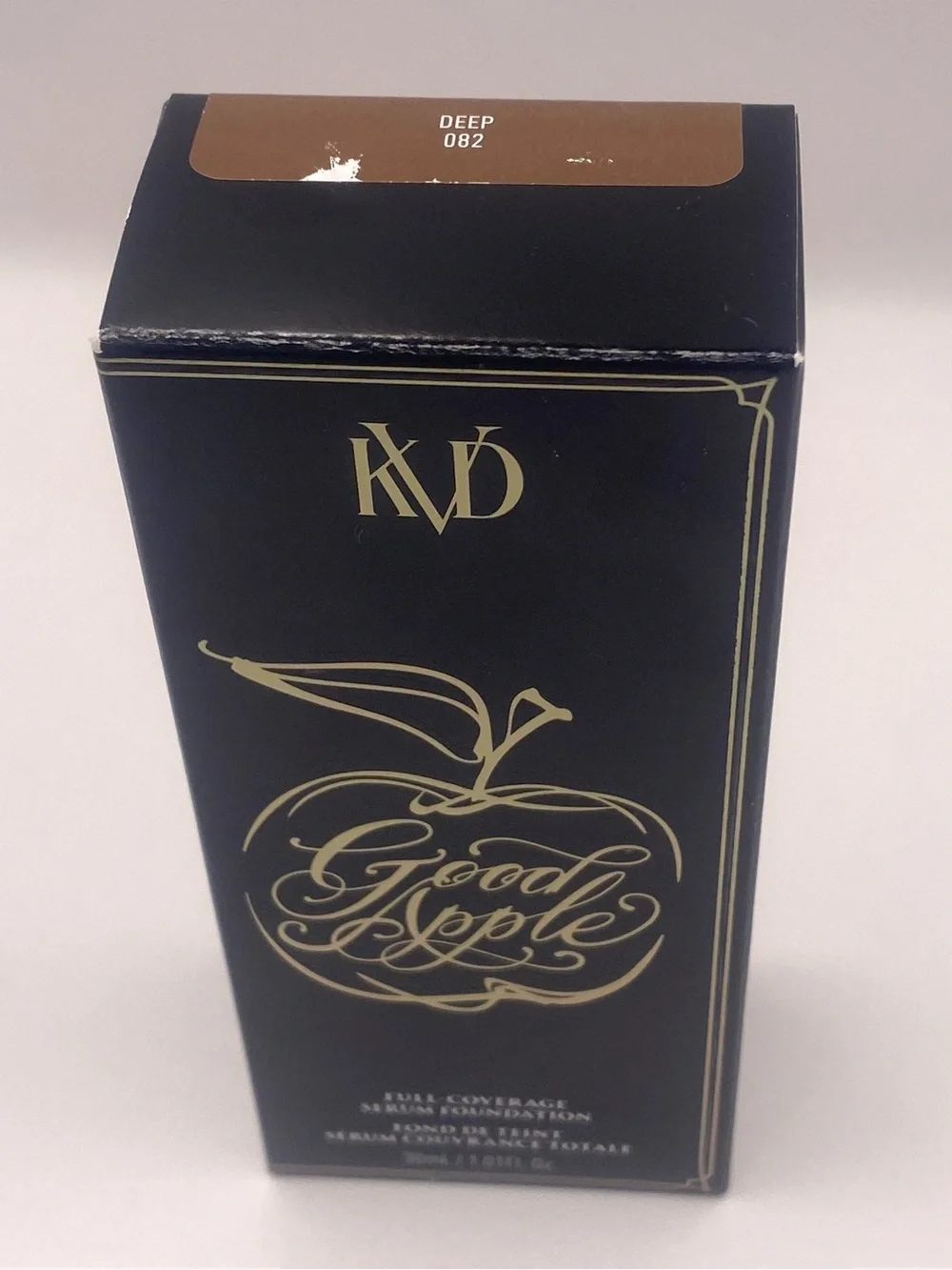 KVD Kat Von D Good Apple Full-Coverage Serum Foundation Deep‎ 082  NIB